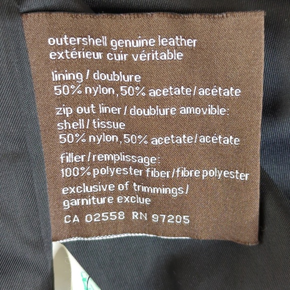 Danier Women’s Black Leather Oversized Jacket with Zip-out Winter Lining SZ L - Picture 13 of 14